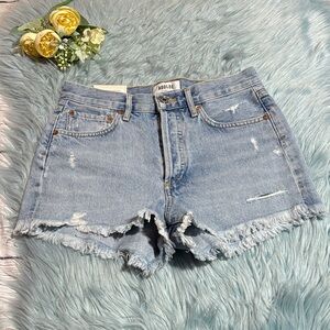 NWT Agolde Parker Vintage Cut-Off Shorts in Swap Sz 24
